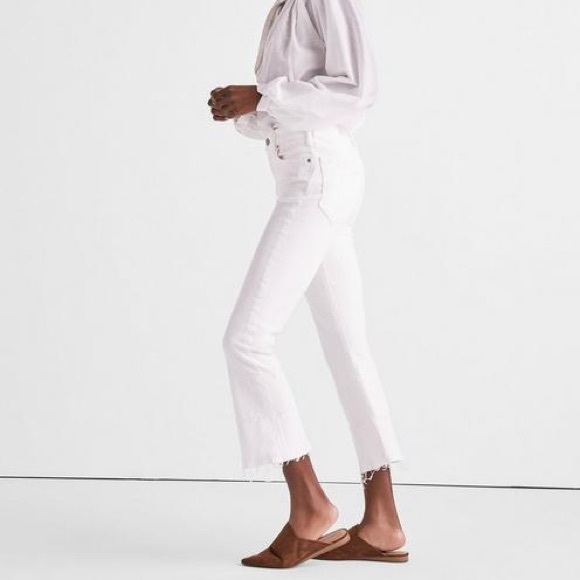 Lucky Brand Denim - Lucky Brand Bridgette Mini Boot White Jeans
